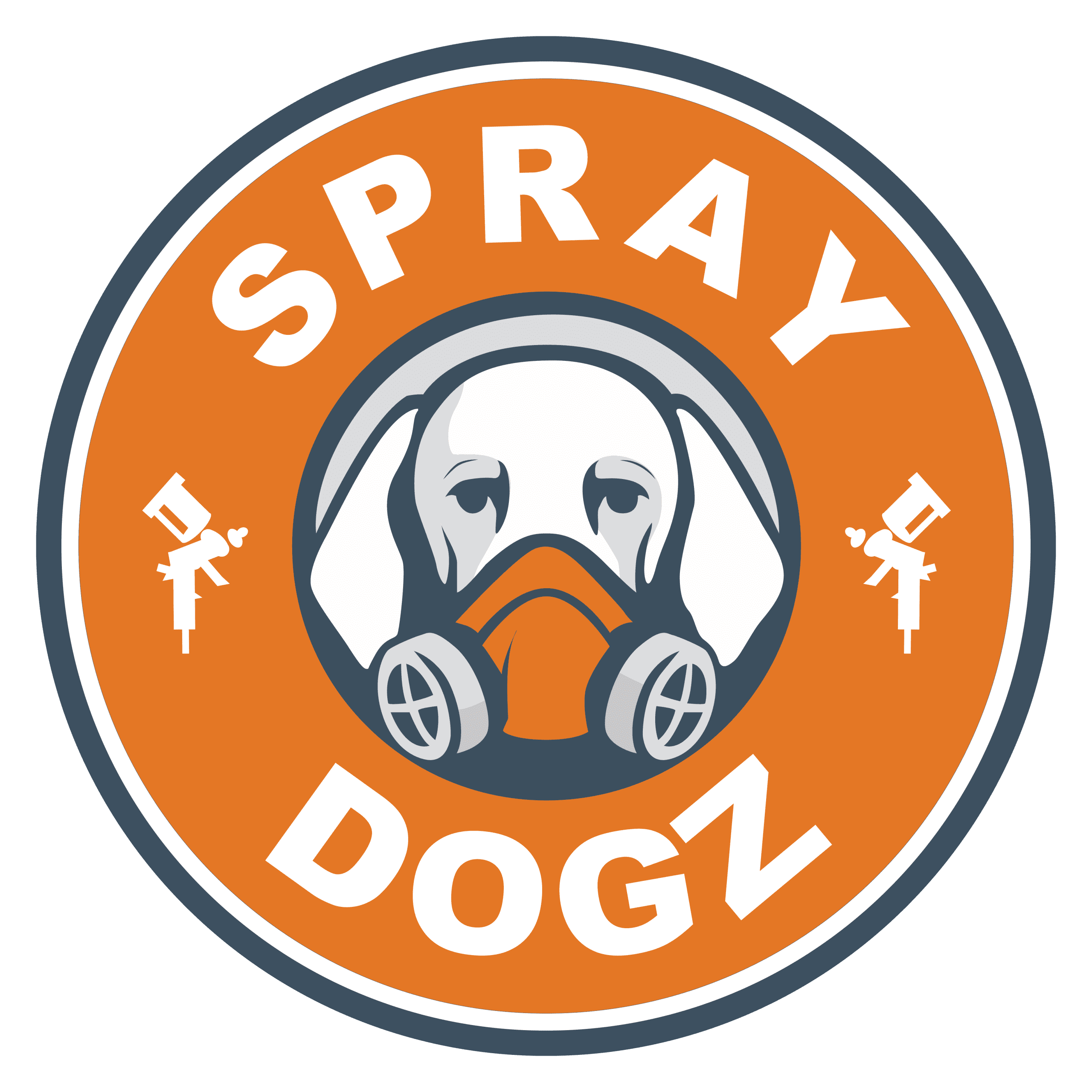 Spray Dogz Logo - Cabinet hanging System for spraying