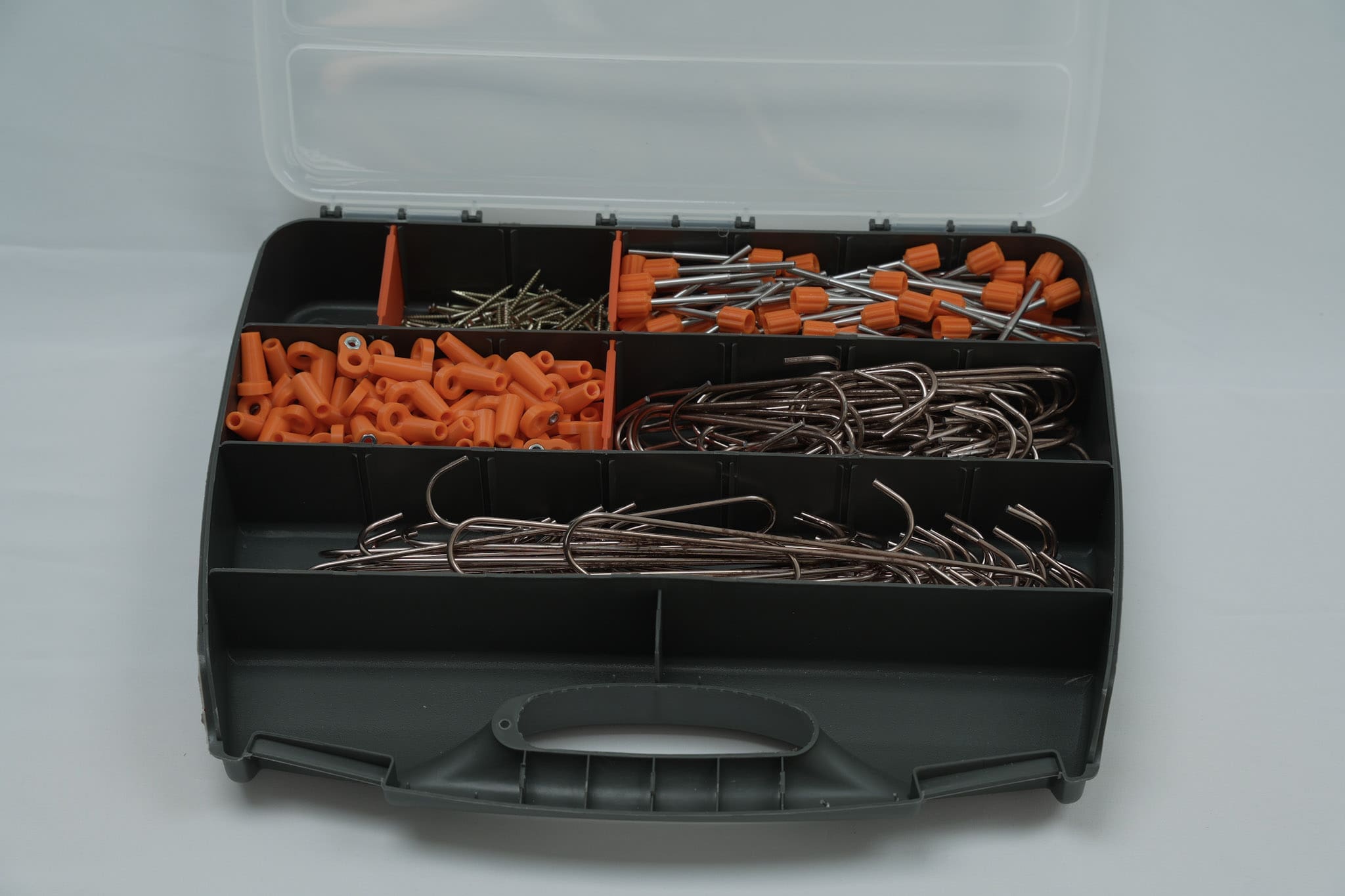 Spray Dogz cabinet door hanging system kit with hangers and hardware