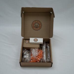 Professional cabinet door hanging system kit ready for installation